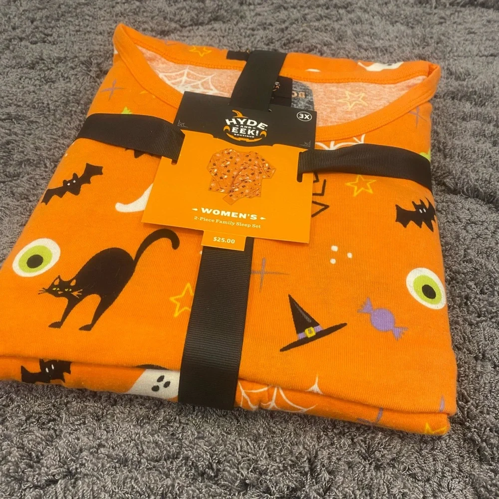 Women's Orange Halloween Pajama Set by Hyde & Eek!